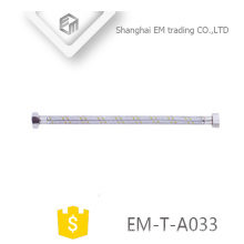 EM-T-A033 Bathroom fitting Stainless Steel Braided Hose Sanitary accessory